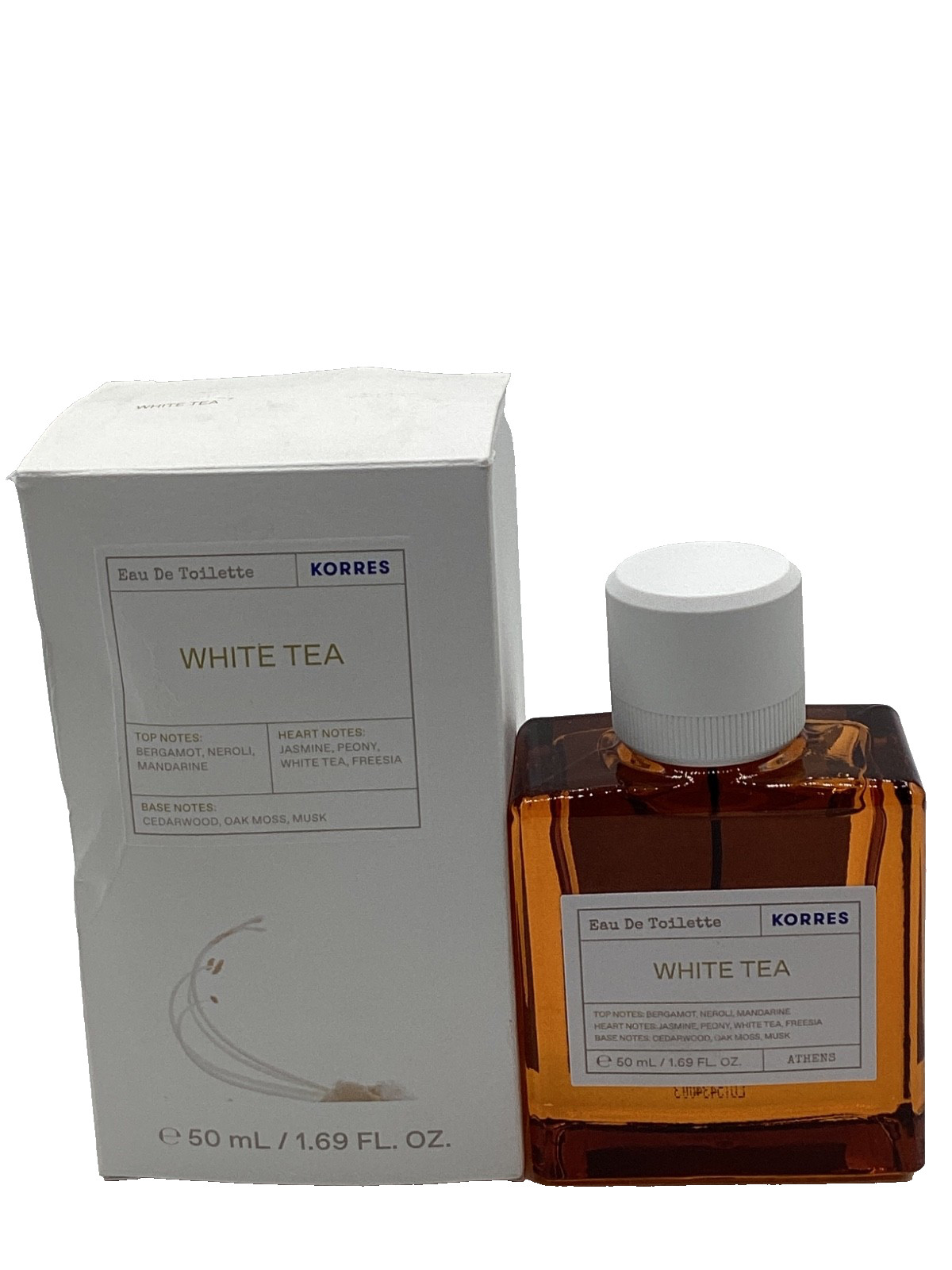 Korres -Eau De Toilette Spray  (WHITE TEA) 1.69 oz/50 ml New in box