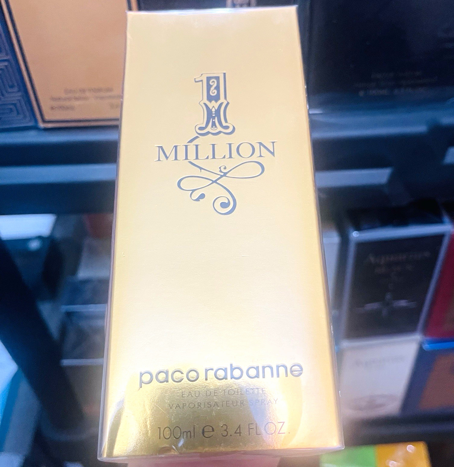 Paco Rabanne 1 Million Eau de Toilette Spray 3.4 fl oz Regular Size