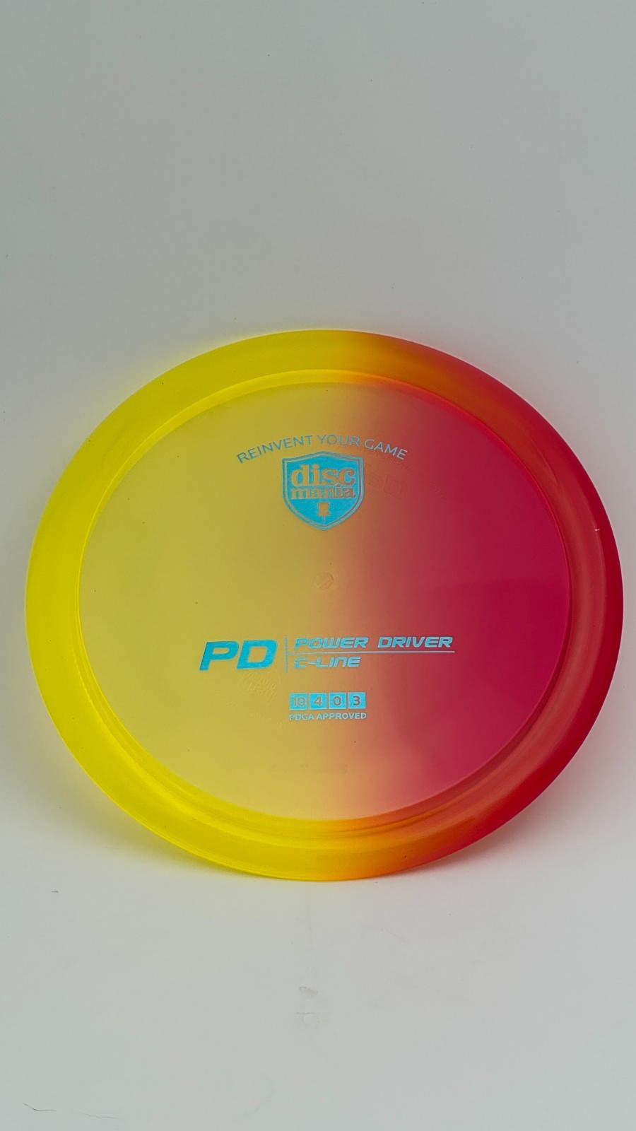 Discmania C Line PD 174 dyed disc golf driver Mad Gradient dye Madhatter half &