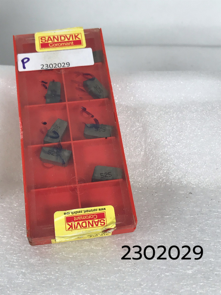 N151.2 6008 60-5T 525 New Partial Package of 8 Sandvik Tungsten Carbide Inserts