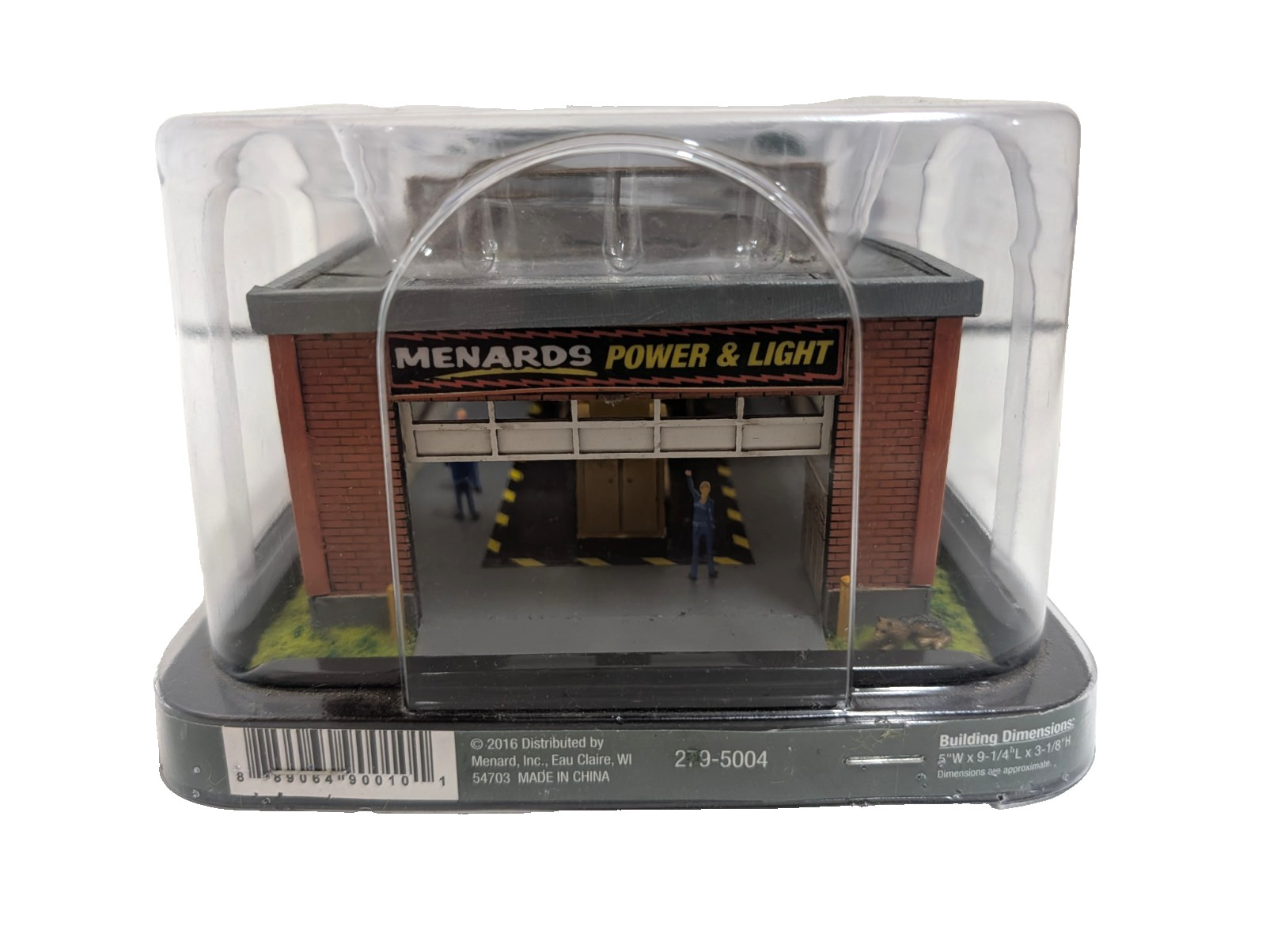 MENARDS POWER & LIGHT BUILDING HO GAUGE TRAIN LAYOUT ACCESSORY