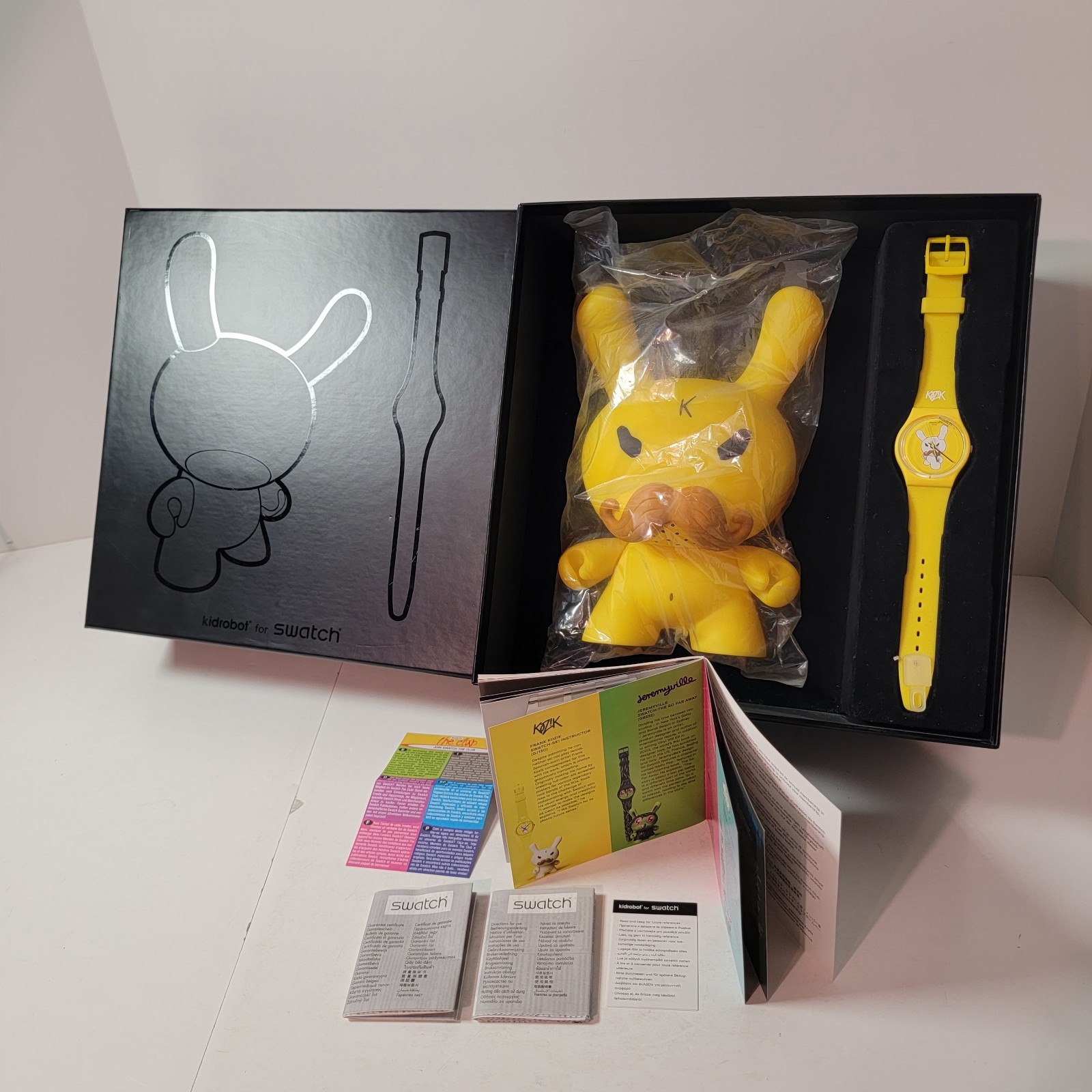 HTF Rare Kidrobot Frank Kozik Dunny Swatch Watch Limited Edition Art Toy Pack