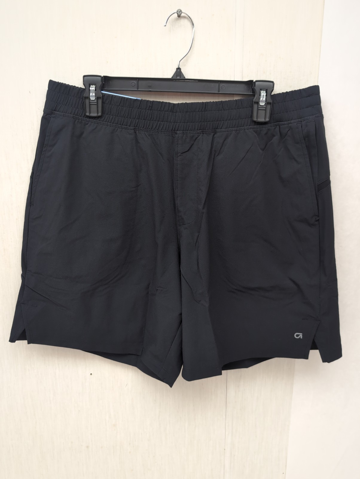 GapFit Men\'s Lightweight Moisture Wicking Active Short Black Sz Lg GapFit Men\'s Lightweight Moisture Wicking Active Short Black Sz Lg
