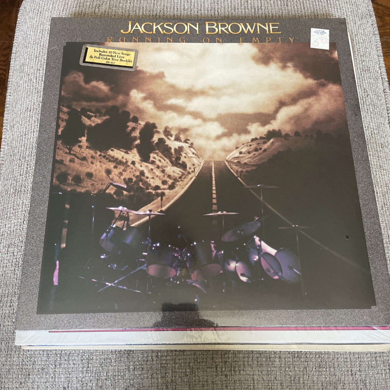 Jackson Browne Running On Empty Vintage Vinyl LP 1977 Asylum Record 6E-113 Jackson Browne Running On Empty Vintage Vinyl LP 1977 Asylum Record 6E-113