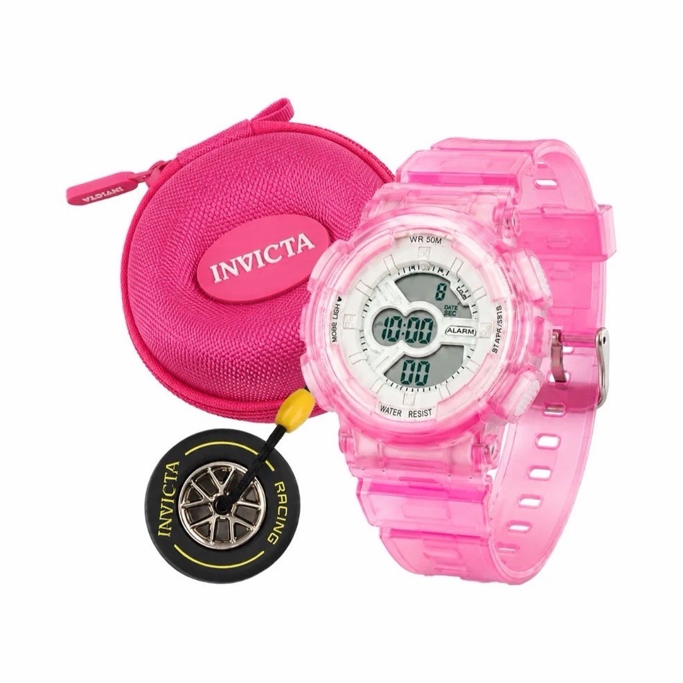  Activa Edition X Invicta - Digital Unisex Watch 43mm, Pink 