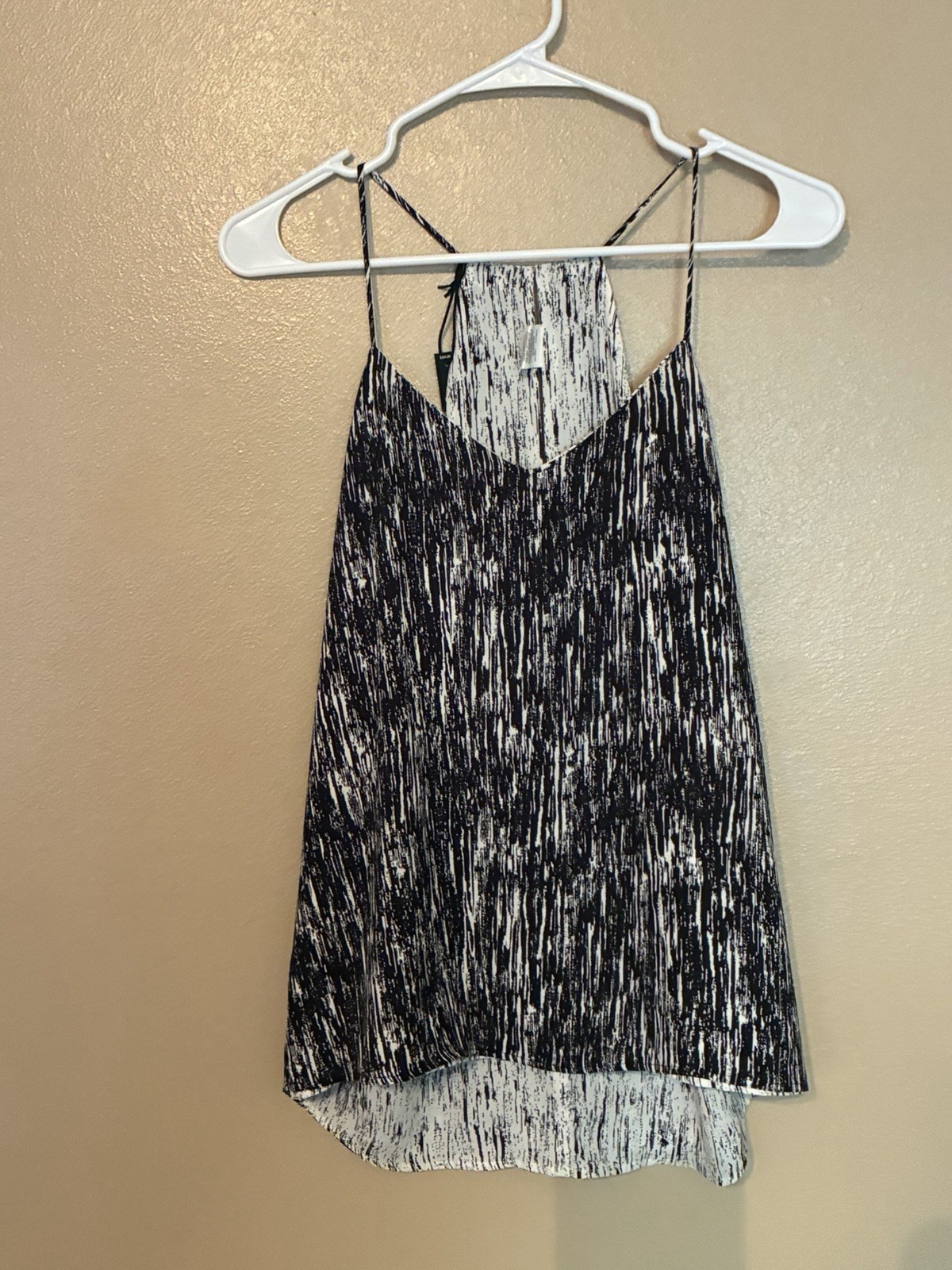 NWT Reversible Express Black And White Tank Size S