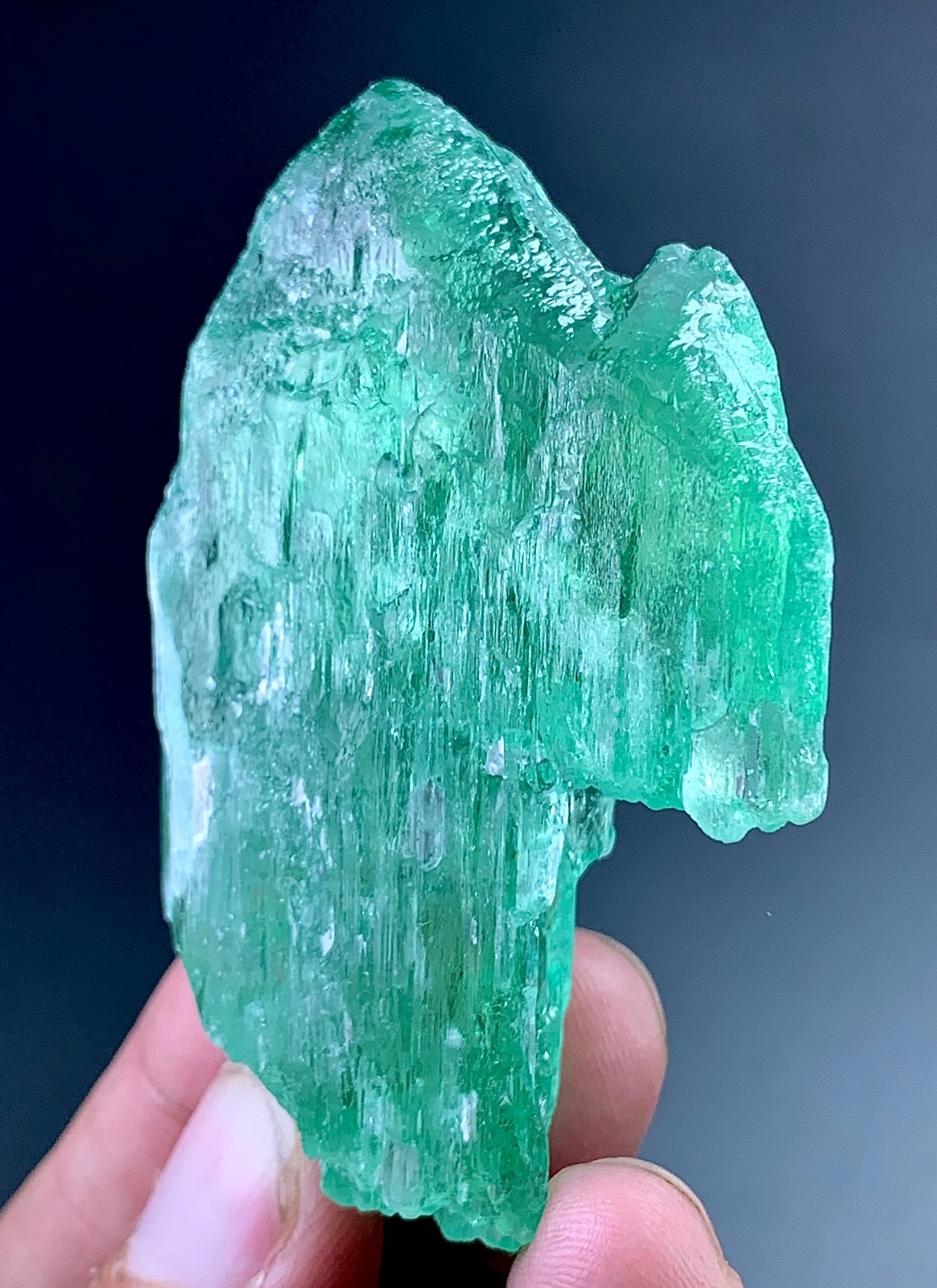 Hiddenite Kunzite Crystal From Afghanistan 366 Carat
