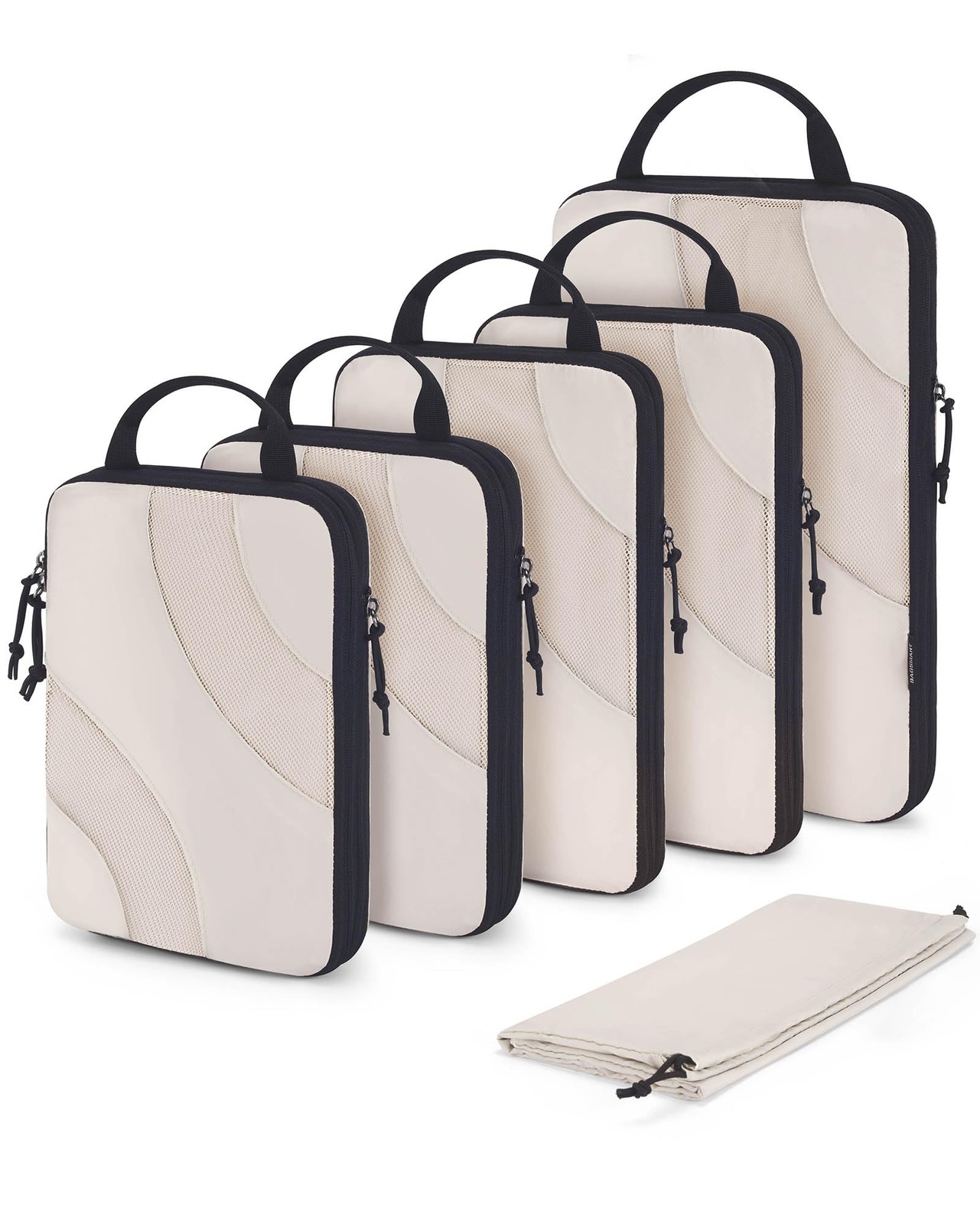 BAGSMART Compression Packing Cubes for Travel, 6 Set Travel Packing Cubes for... BAGSMART Compression Packing Cubes for Travel, 6 Set Travel Packing Cubes for...