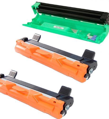2PK TN1000 Toner & 1PK DR1000 Drum Fits for Brother DCP-1510 DCP-1510R HL-1112R