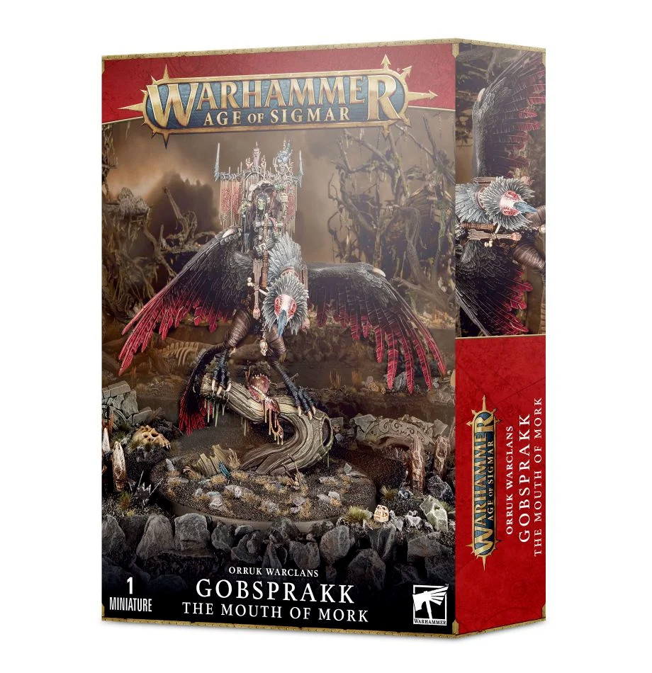Orruk Warclans Gobsprakk the Mouth of Mork - Warhammer AoS - New in Box Orruk Warclans Gobsprakk the Mouth of Mork - Warhammer AoS - New in Box