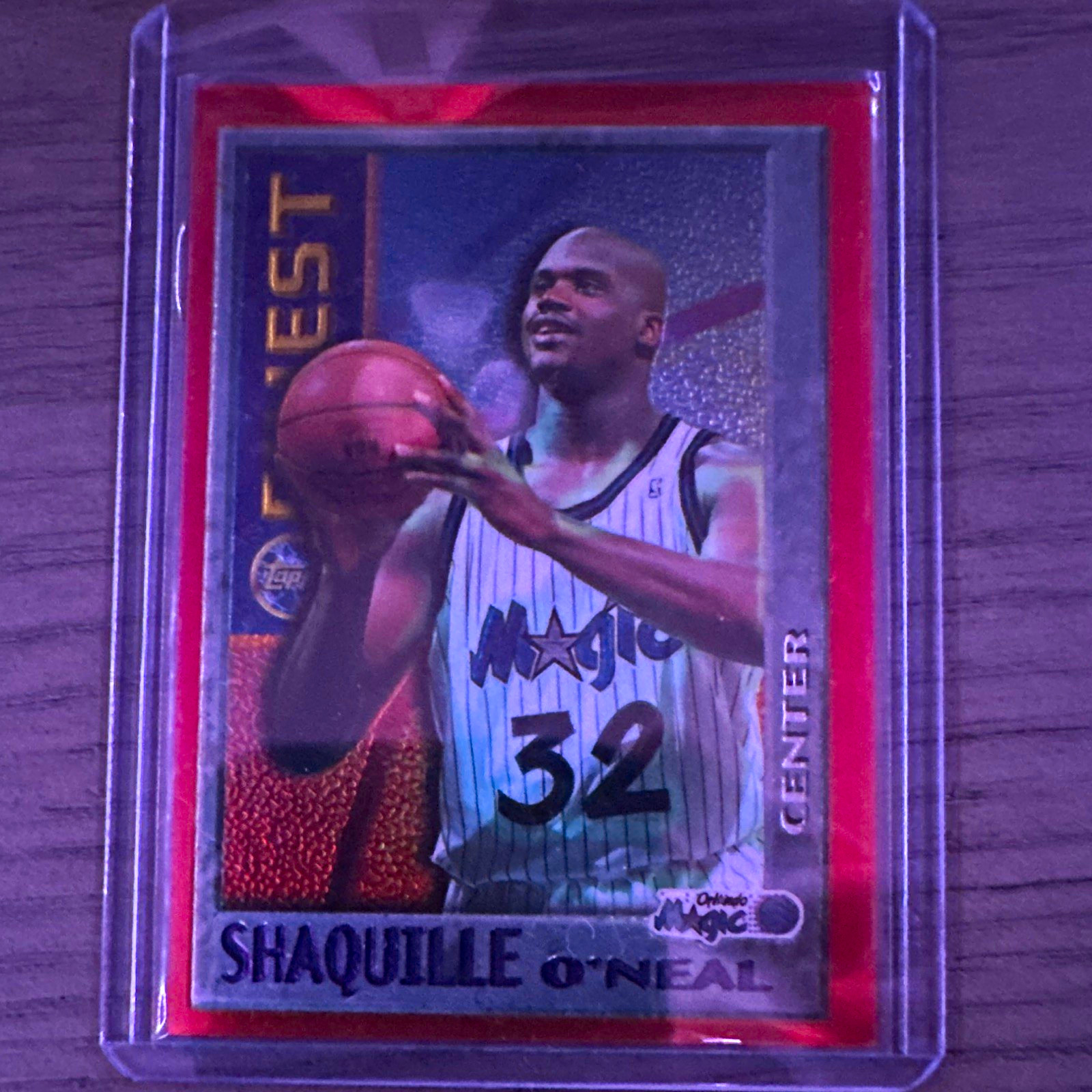 Topps Finest Shaquille O\'Neal #M 22 Orlando Magic NBA Basketball Card