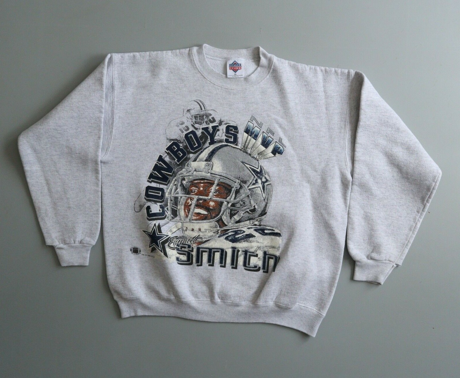 Vintage Dallas Cowboys Sweatshirt Emmitt Smith Fanamation