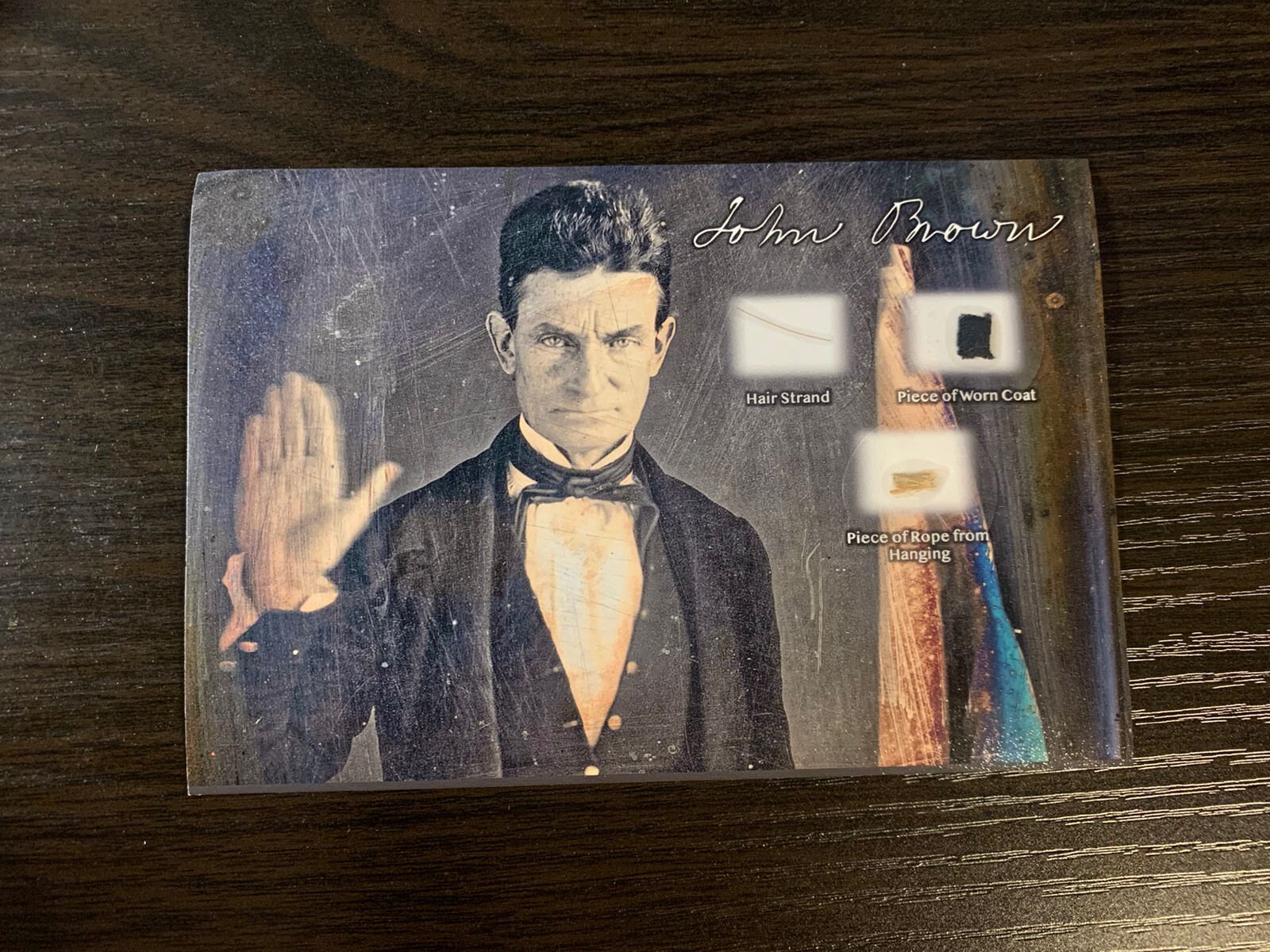 John Brown Hair Strand Rope & Worn Piece Relic Historic Abolitionist Lincoln USA