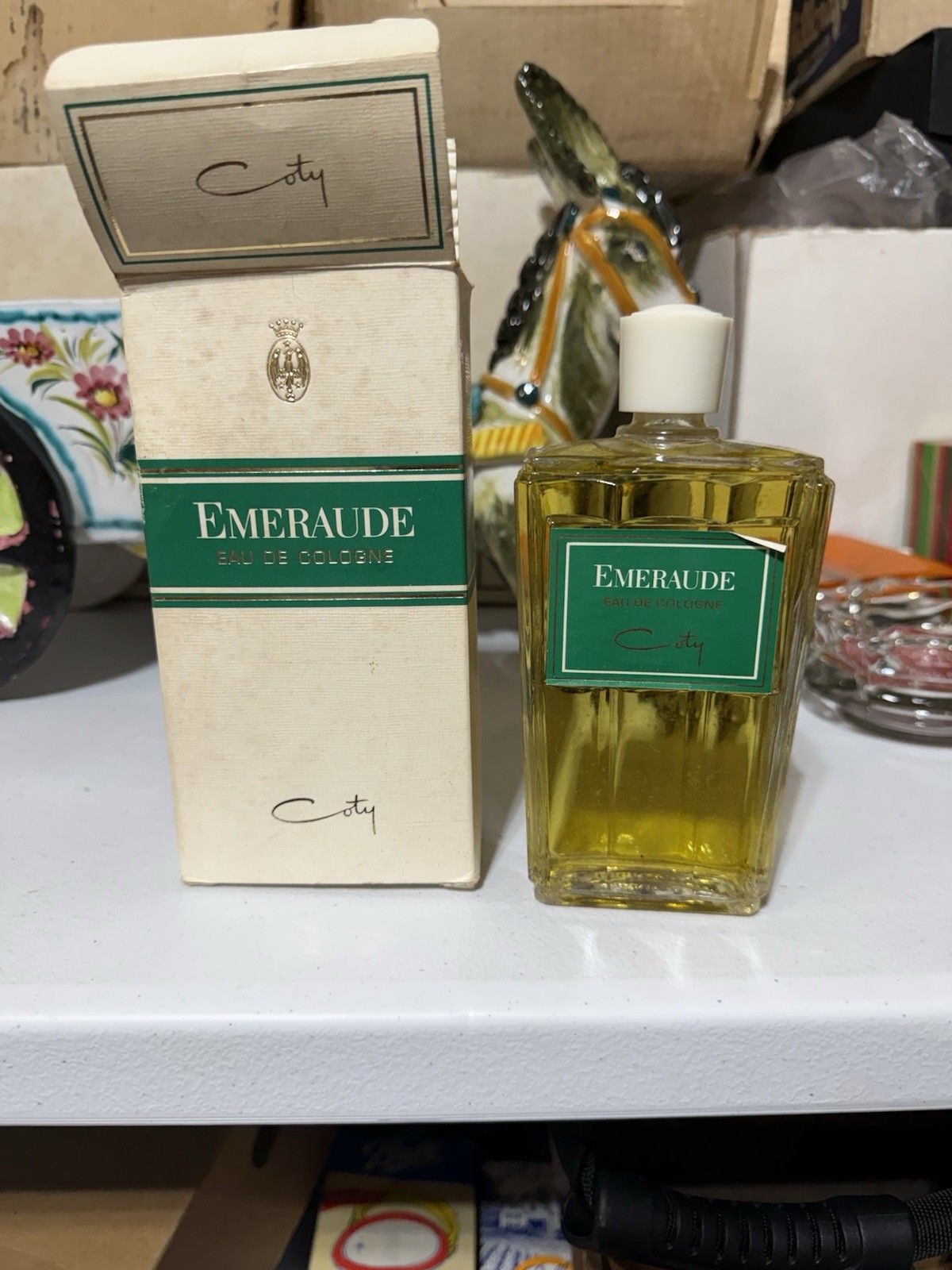 Rare Vintage Emeraude Perfume Women 7.5 Oz Coty Retired