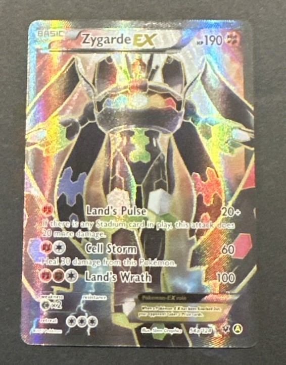2017 POKEMON TCG ZYGARDE EX ALTERNATIVE ART PROMO #54a/124