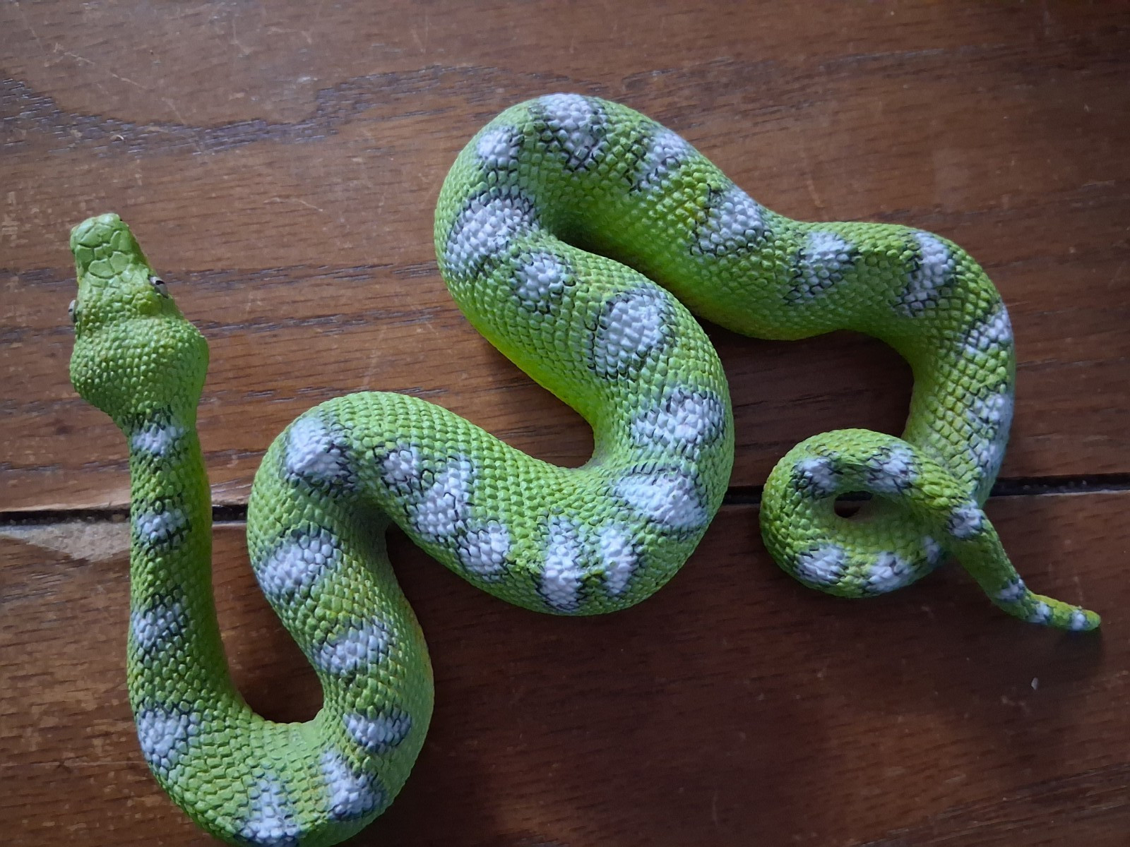 Safari Ltd. Emerald Tree Boa Snake Figure 2023 Plastic Toy Model Python