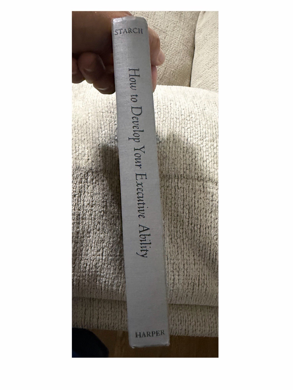VTG 1943 hardcover “How To Develop Your Executive Ability” by Daniel Starch