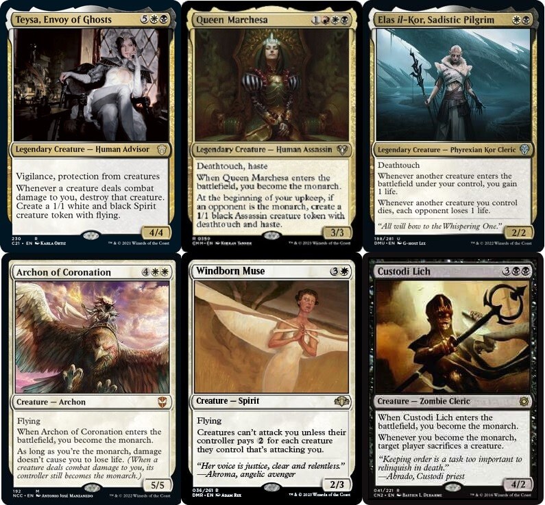 Custom Commander Deck - Monarch - Queen Marchesa - 100 Card EDH Deck - NM