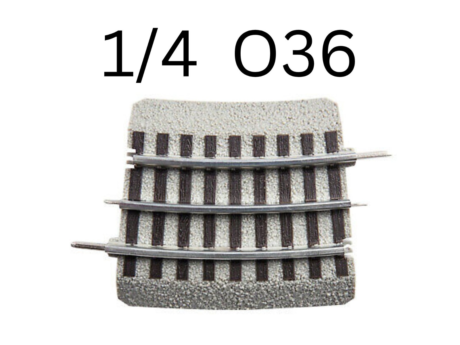 Lionel 6-12023 FASTRACK O36 QUARTER (1/4) CURVED TRACK NEW Lionel 6-12023 FASTRACK O36 QUARTER (1/4) CURVED TRACK NEW