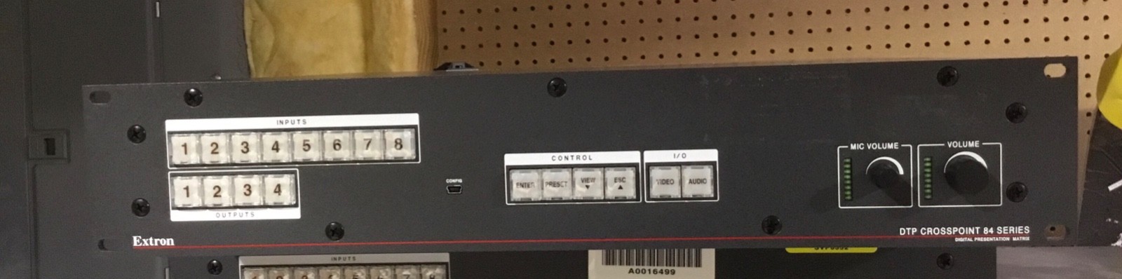EXTRON DTP 84 HDMI 8x4 DIGITAL CROSSPOINT MATRIX SWITCHER w/ POWER CORD EXTRON DTP 84 HDMI 8x4 DIGITAL CROSSPOINT MATRIX SWITCHER w/ POWER CORD