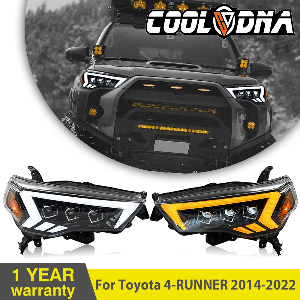 2x Upgrade Full LED Headlights Projector For Toyota 4RUNNER 2014-2022 Animation 2x Upgrade Full LED Headlights Projector For Toyota 4RUNNER 2014-2022 Animation