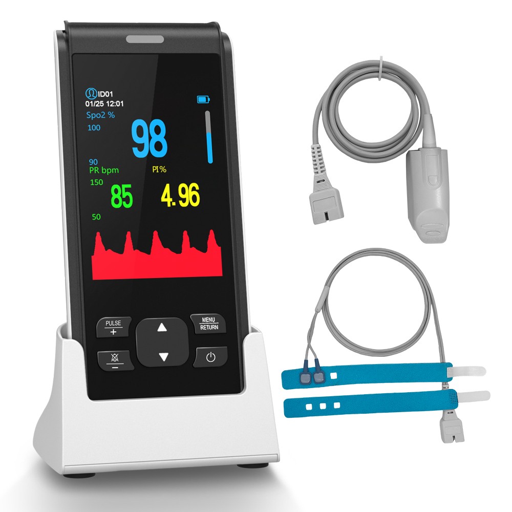 Handheld Pulse Oximeter Fingertip Blood Oxygen Monitor SpO2 Heart Rate Oximeters