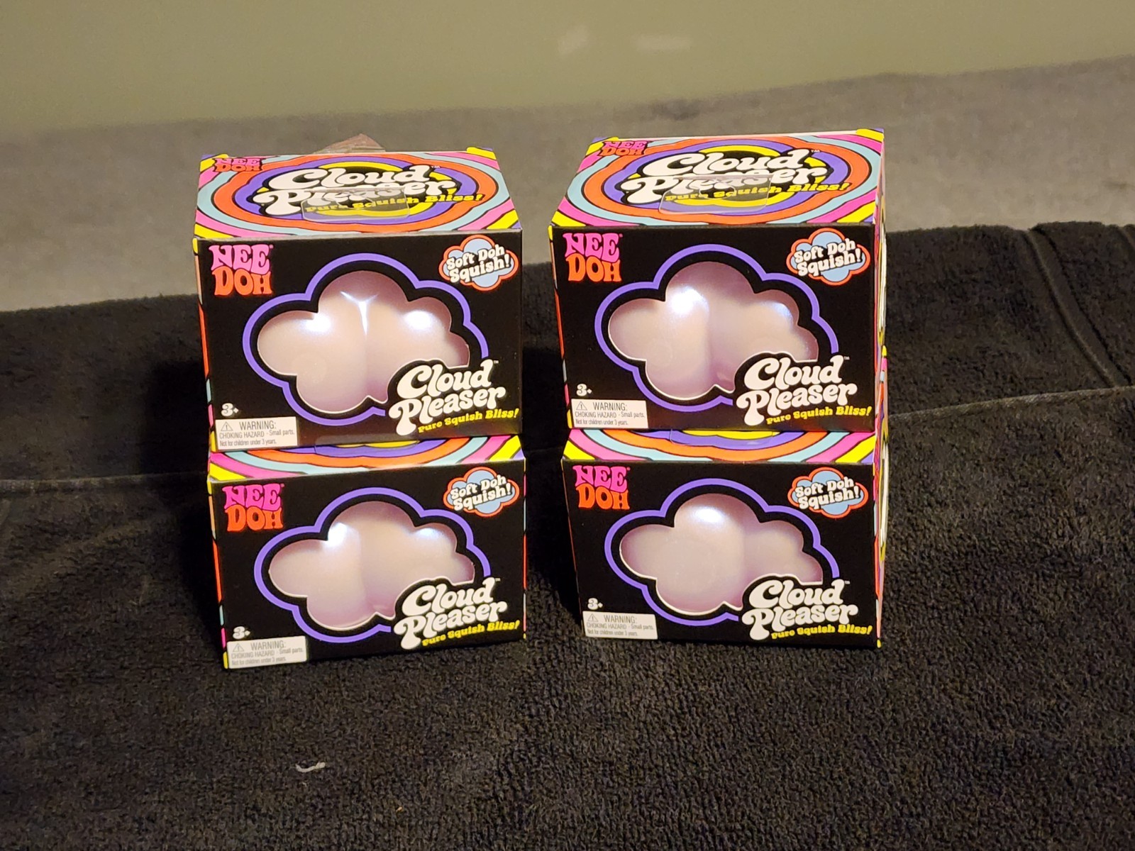 Authentic Schylling Nee Doh Cloud Ple IN BOX Squishy NEW RELEASE Lot of 4