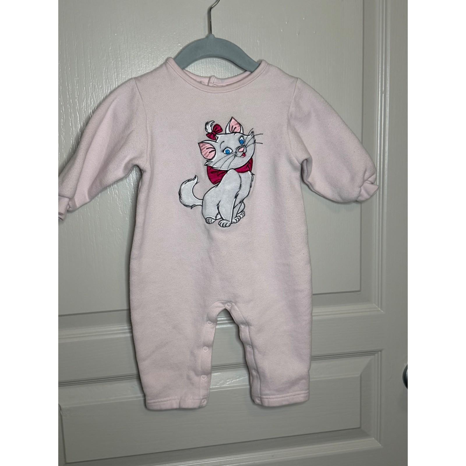 Vintage Disney RARE 6 month baby girl Aristocats Marie Romper Coverall