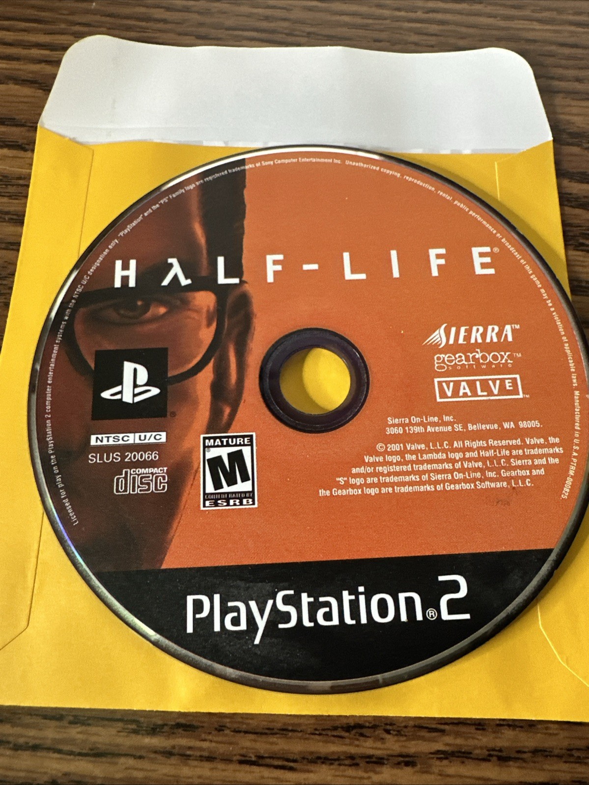 Half-Life 1 (Sony PlayStation 2 PS2, 2001) AUTHENTIC DISC ONLY Half-Life 1 (Sony PlayStation 2 PS2, 2001) AUTHENTIC DISC ONLY