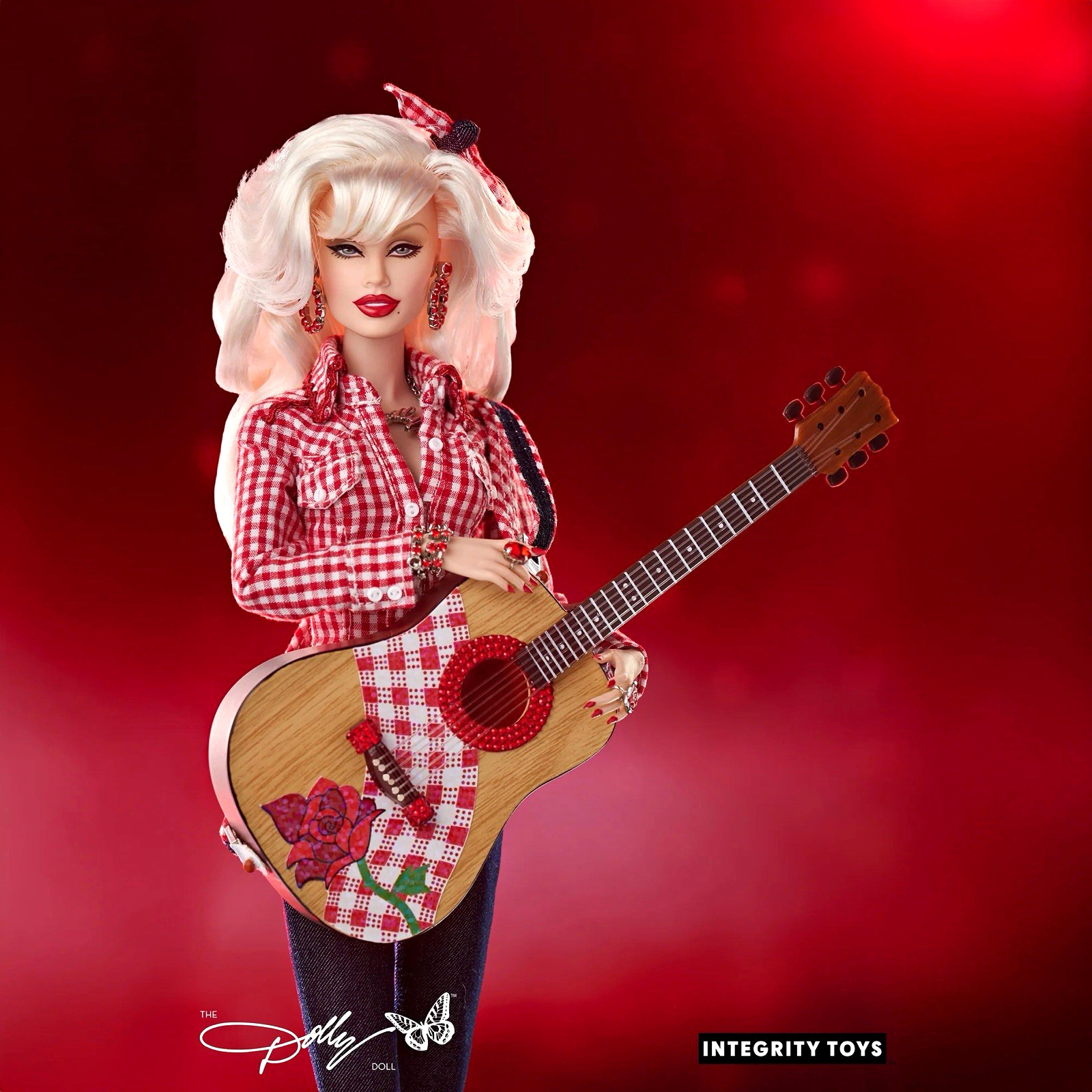 Dolly Parton Doll Dreamin\' In Gingham Rare Sold Out 2026 Limited