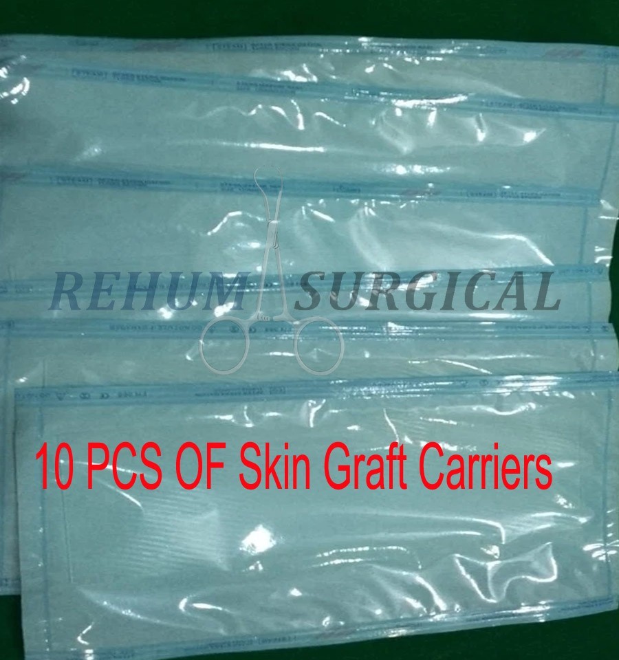 10 PCS OF Skin Graft Carriers 2.1 ,3.1 ,5.1 Plastic Surgery Instruments
