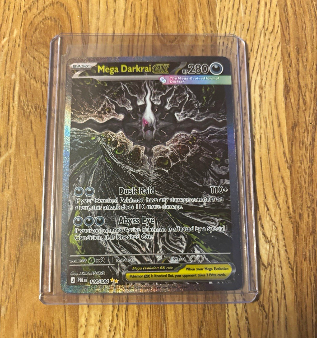 The Pokemon Company Mega Darkrai EX 116/084 XY Primal Clash Ultra Rare Holo EN The Pokemon Company Mega Darkrai EX 116/084 XY Primal Clash Ultra Rare Holo EN