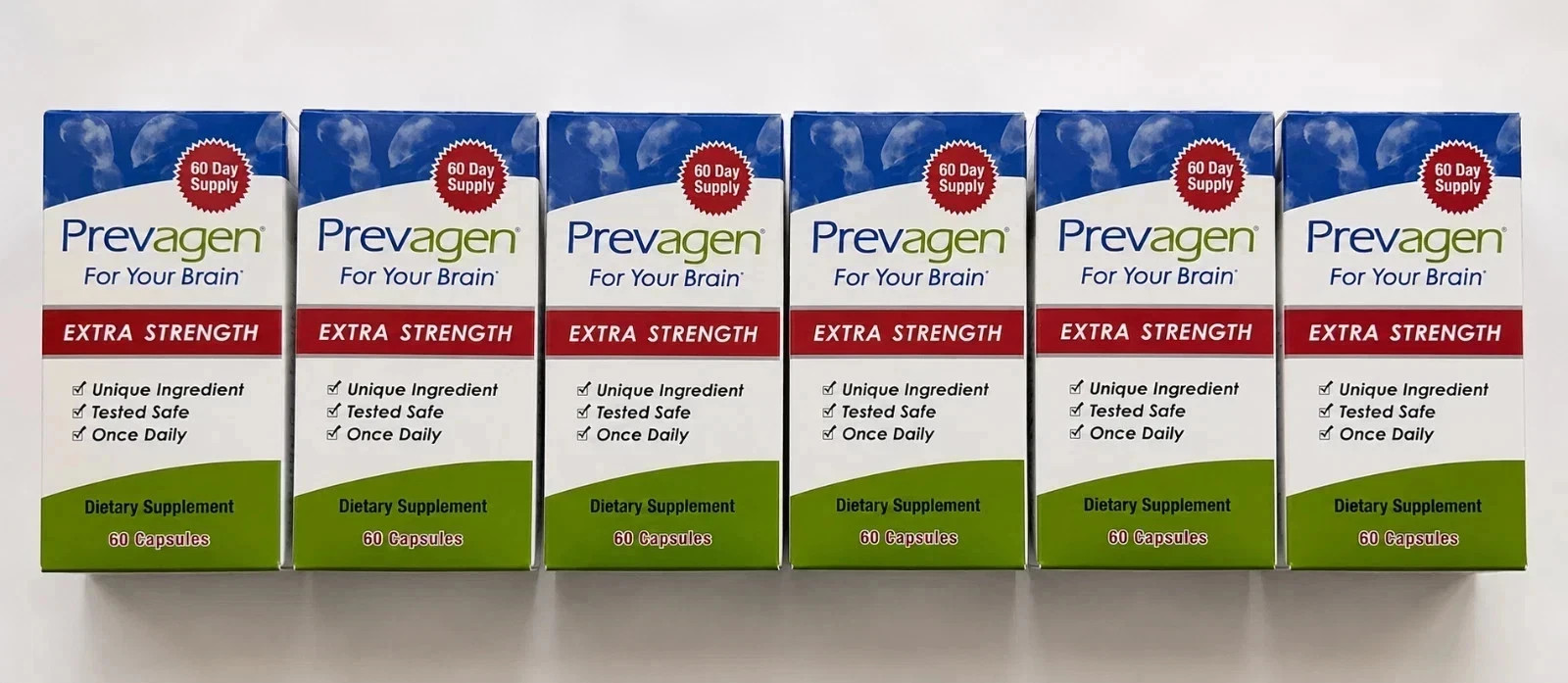 Prevegen Extra Strength 20mg Capsules pack of 6 - 360 Count