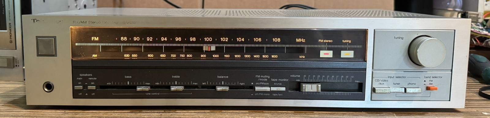 Technics SA-120 Vintage FM/AM Stereo Receiver Tested Working