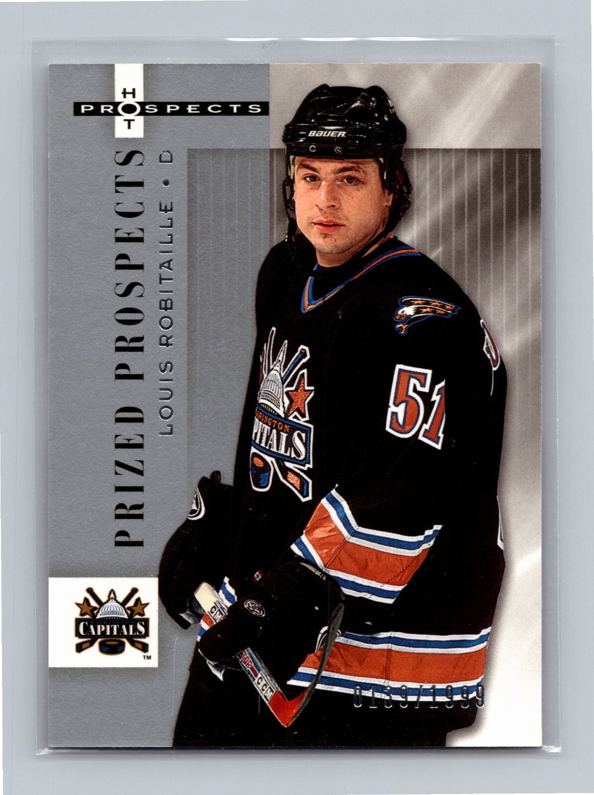 2005-06 Fleer Hot Prospects - #186 Louis Robitaille /1999 (RC) Rookie