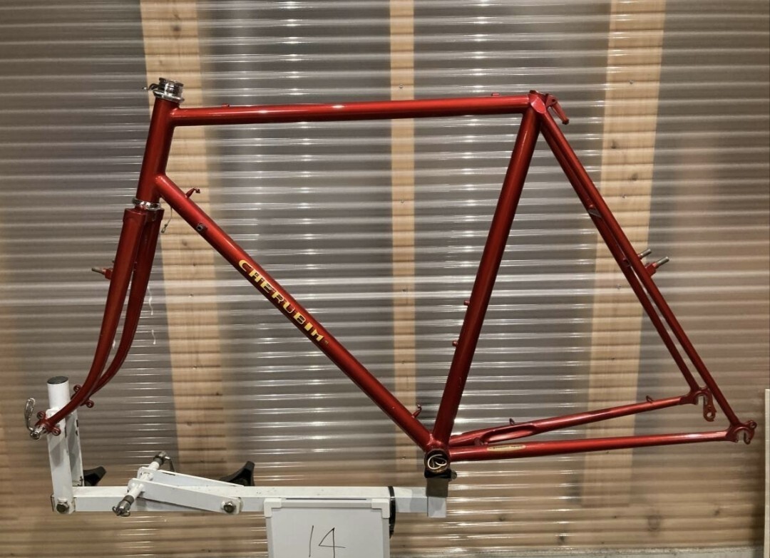 Cherubim Vintage Chromoly Randonneur Touring Bike Frameset 26.8 USED