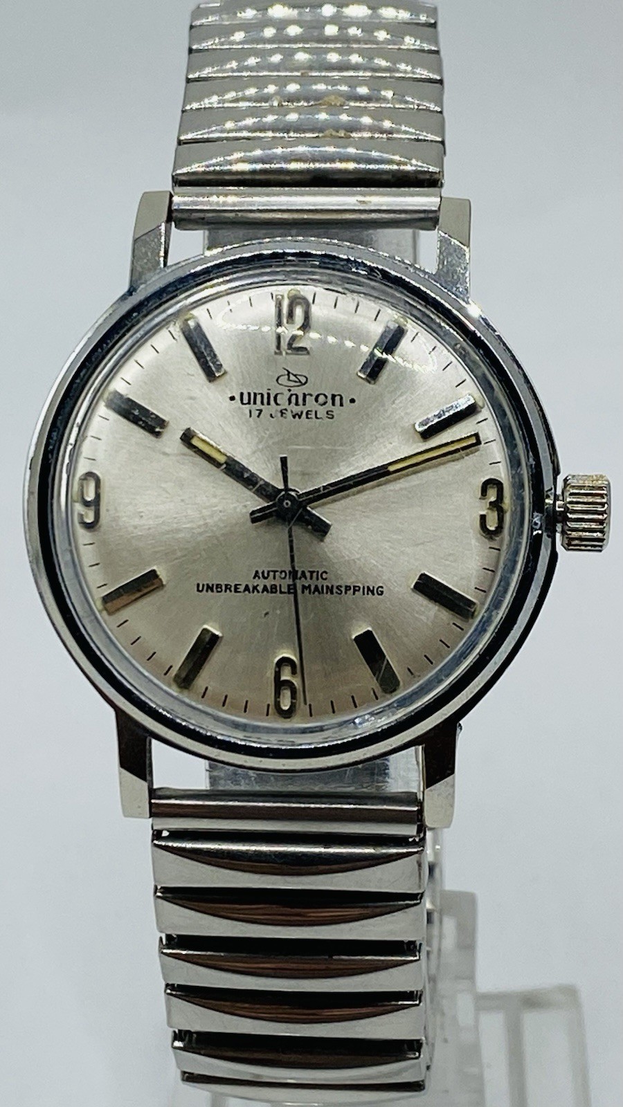 VINTAGE UNICHRON AUTOMATIC MEN\'S WRIST WATCH 17 JEWEL CAL. 33UT RARE RUNS VINTAGE UNICHRON AUTOMATIC MEN\'S WRIST WATCH 17 JEWEL CAL. 33UT RARE RUNS