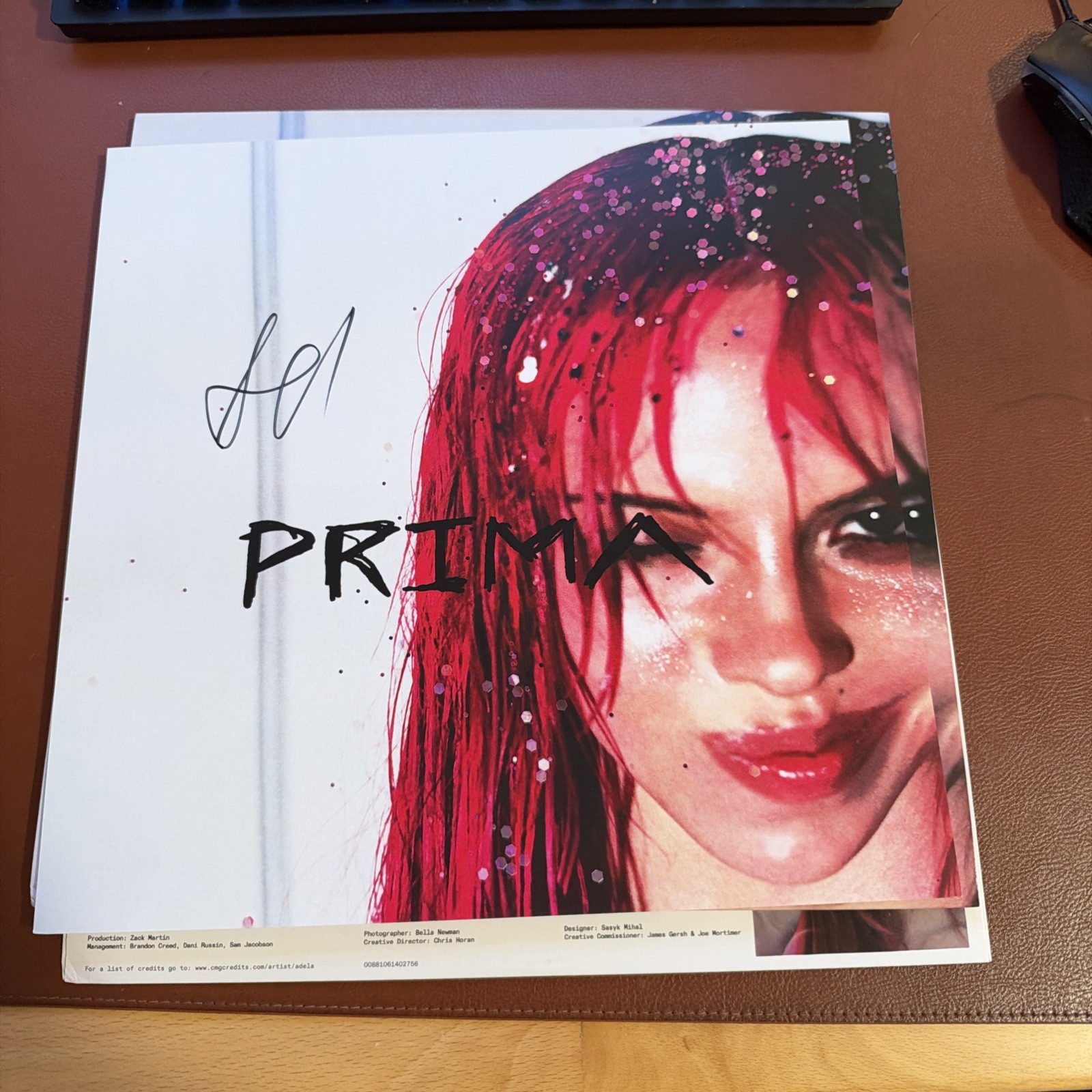 Adela - Prima (White Vinyl + Signed 12x12 Card)