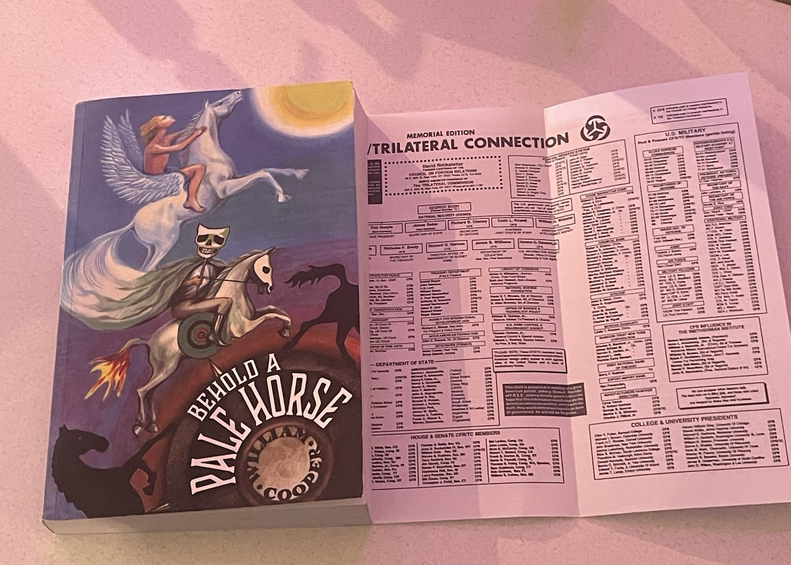Behold a Pale Horse - (2020 printing, appears UNREAD)  with foldout chart