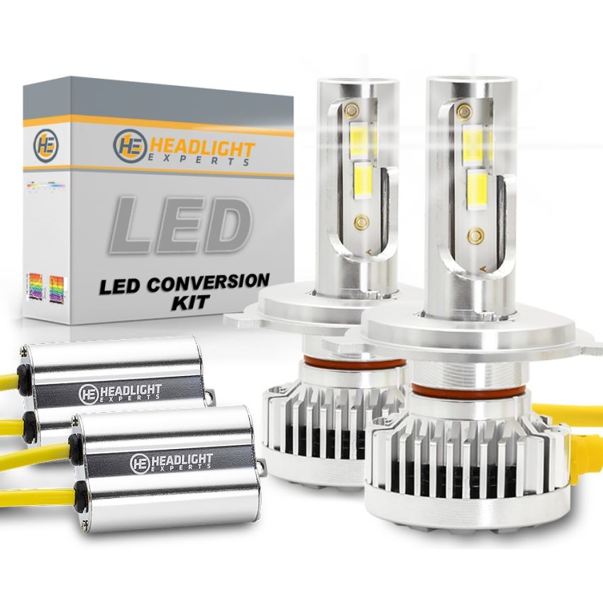 1999 Triumph Motorcycle Sprint  H4 LED Headlight Bulbs 20K Lumens Dual Beam Kit