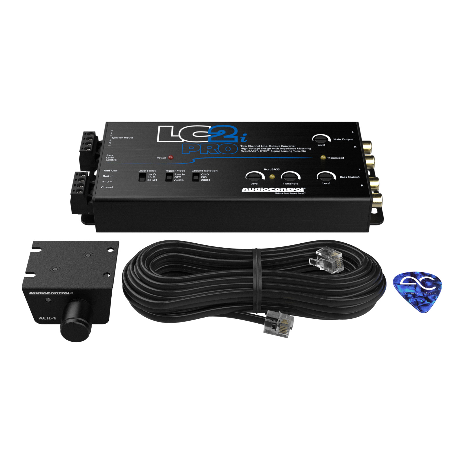AudioControl LC2i PRO 2-Channel Active Line Output Converter/Line Driver/ACR-1