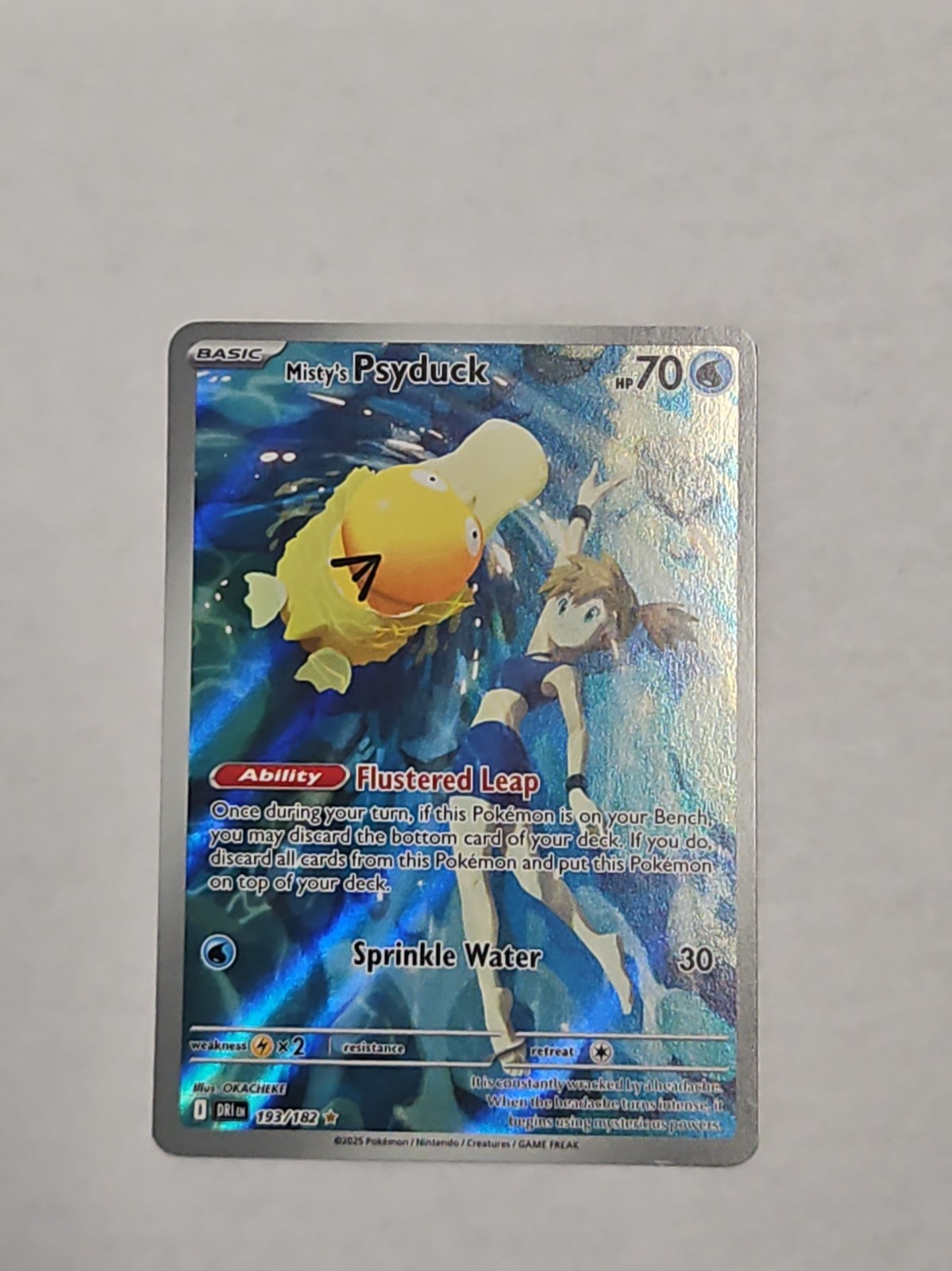 Misty\'s Psyduck 193/182 Sv10: Destined Rivals Holo Misty\'s Psyduck 193/182 Sv10: Destined Rivals Holo