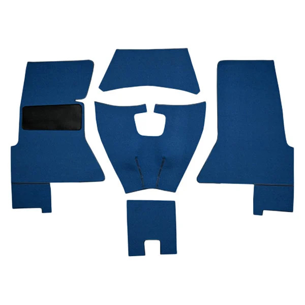 For Chevy Corvette 58 Carpet Essex Replacement Cut & Sewn Black Complete Carpet
