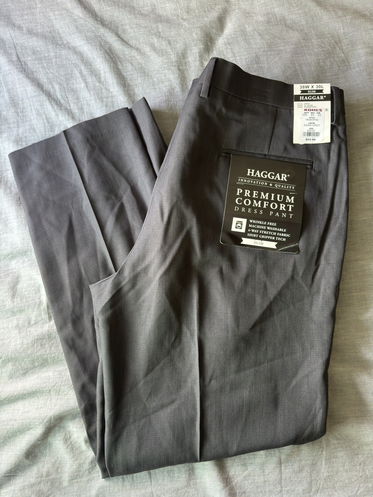 Haggar Mens Dress Pants (Size: W38 x L30) Haggar Mens Dress Pants (Size: W38 x L30)