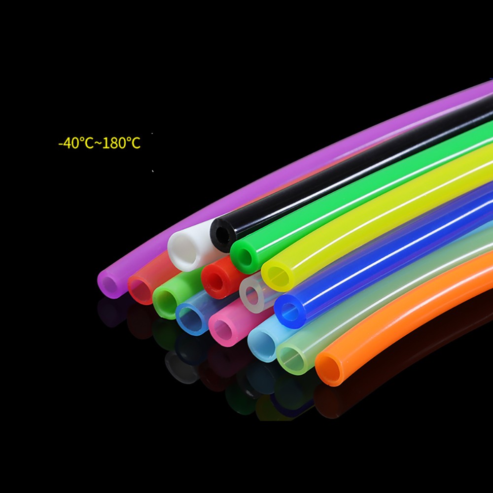 3mm - 10mm ID x 5mm - 12mm OD Food Grade Flexible Silicone Tubing High Temp Hose