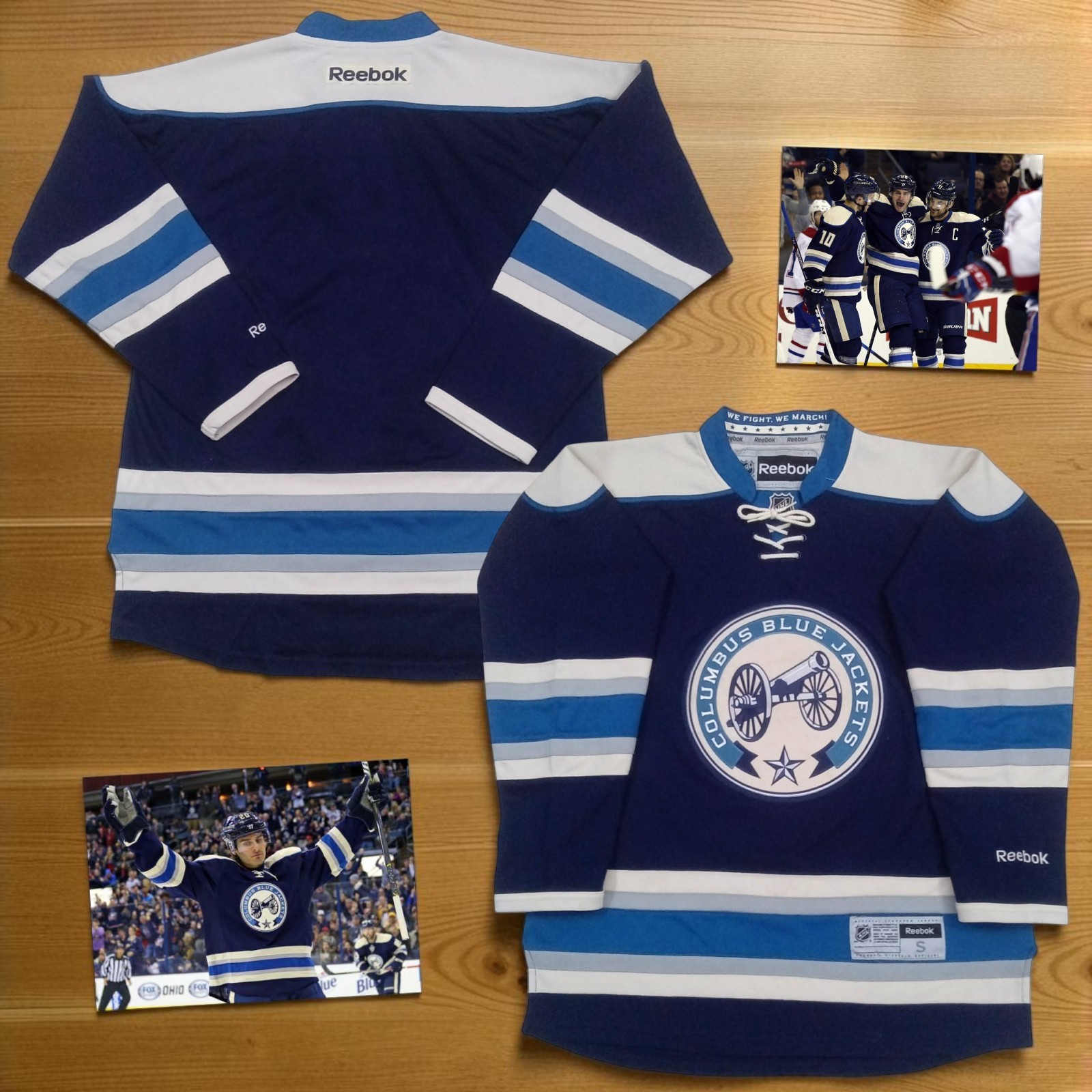 RARE 2015-16 Reebok Columbus Blue Jackets \
