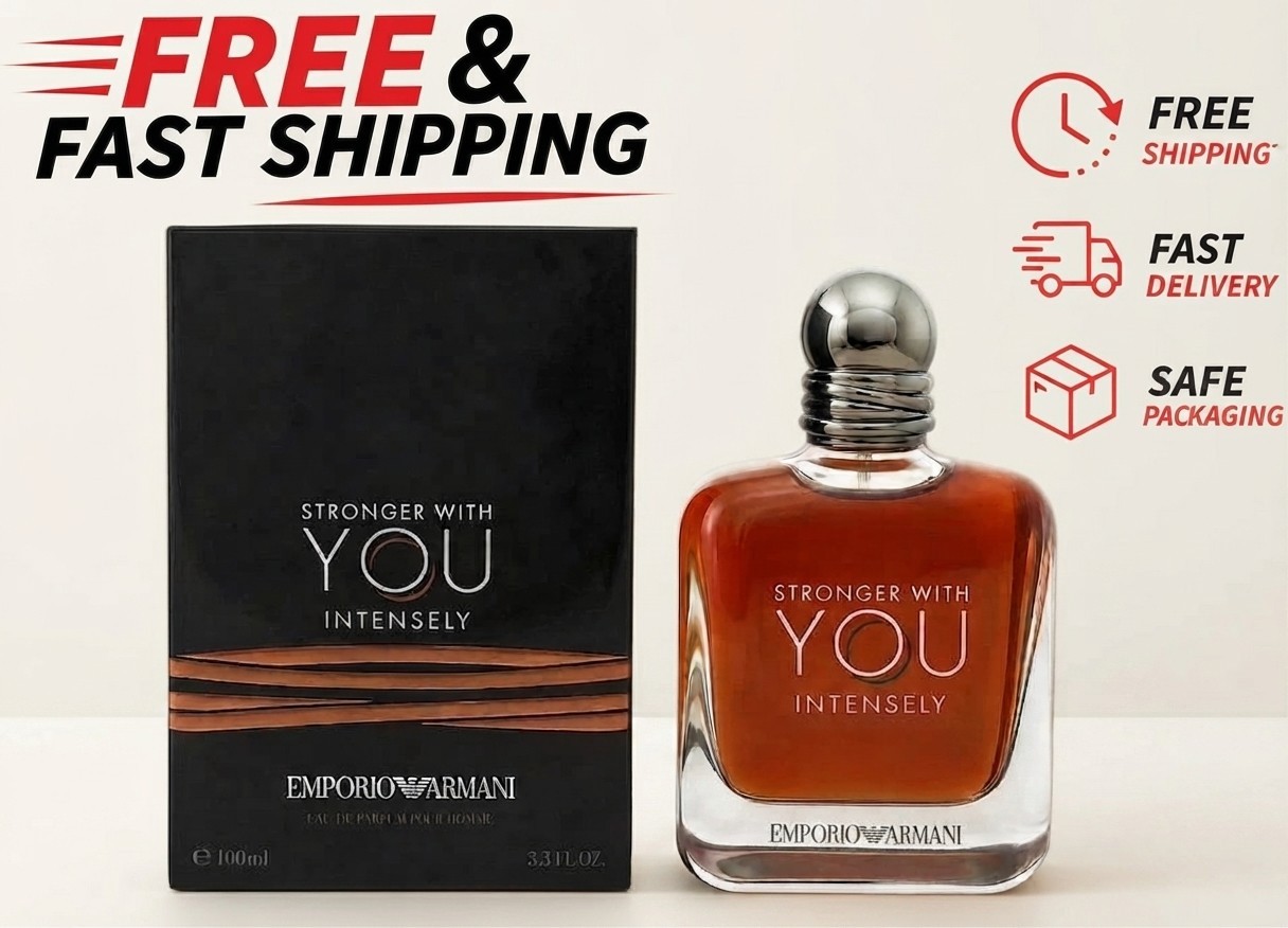 2026 Stronger With You Intensely 3.3oz EDP for Men New & Sealed Box