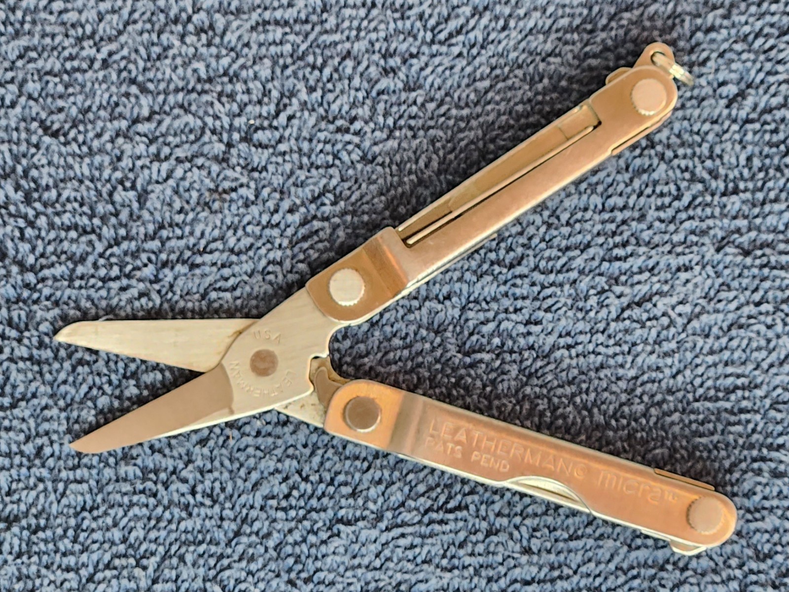 Stainless LEATHERMAN Micra Multi-Tool / Folding Knife