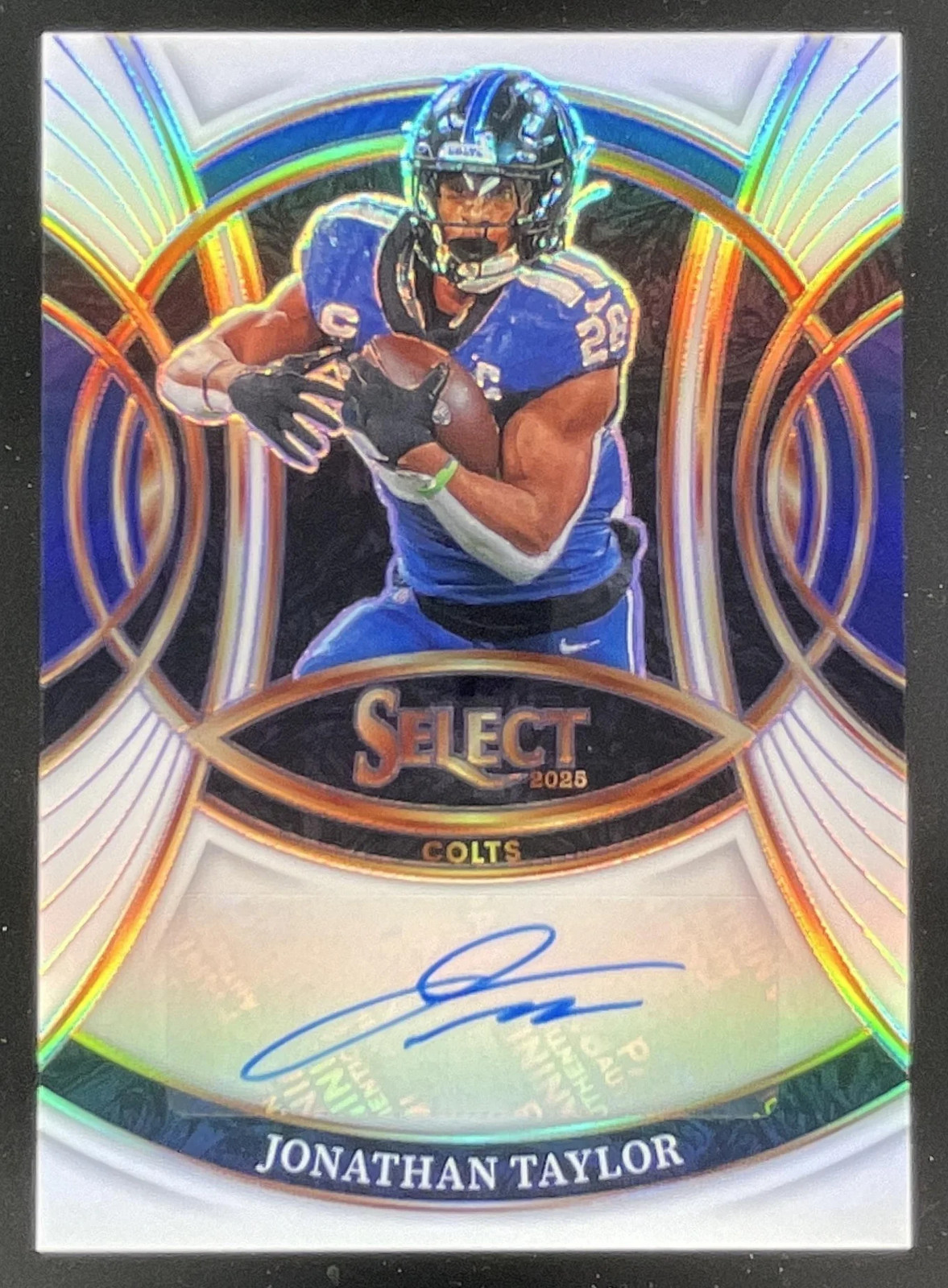 2025 Panini Select Signatures White Prizm #SP-JTR Jonathan Taylor Auto /35 2025 Panini Select Signatures White Prizm #SP-JTR Jonathan Taylor Auto /35