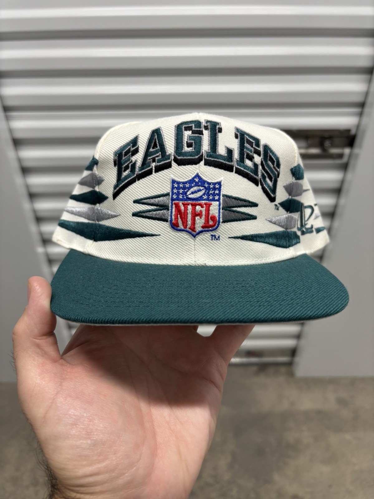 Wow Vintage Logo Athletic Pro Line Diamond Cut Philadelphia Eagles Snapback Hat Wow Vintage Logo Athletic Pro Line Diamond Cut Philadelphia Eagles Snapback Hat